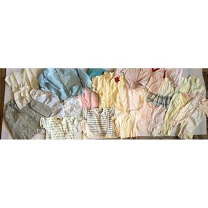Lot Of Retro Vintage 50's 60's 70s Clothing Baby To Toddler 30 Pieces  See Pics!